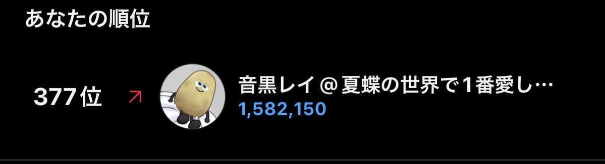 7rrmk6's tweet photo. 今月200万スコア超えそうで正規メンバーなれそうなので頑張りたい気持ち！！
月末3日は企画やるので是非来てくださいませえ‼️
（正規メンバーになるとボイス販売あるらしい） https://t.co/6iAOqE1bLv