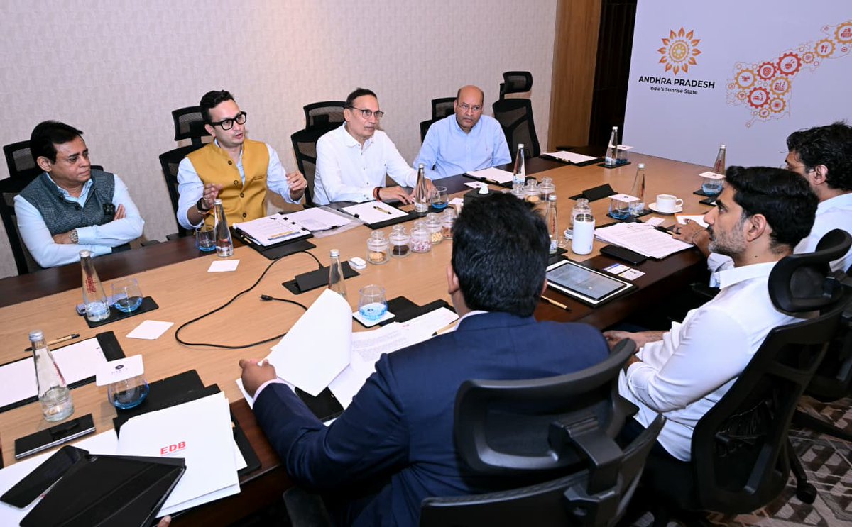 naralokesh's tweet photo. Pleasure meeting Mr. Bajrang Bothra, Chairman of EPACK Group, in Ahmedabad.

With Visakhapatnam rapidly emerging as a major data centre hub, EPACK is setting up a dedicated prefabricated construction facility in Vizag to support the growing data centre ecosystem. I was delighted to learn that their prefabricated unit for Google’s data center will generate 3000 jobs in Vizag. 

EPACK already has a strong presence in Andhra Pradesh through its manufacturing operations at Sri City and its PEB and insulated sandwich-panel facilities at Mambattu, including the Phase II facility that commenced commercial production in April 2026.

#ChooseSpeedChooseAP