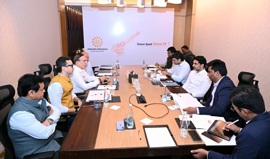 naralokesh's tweet photo. Pleasure meeting Mr. Bajrang Bothra, Chairman of EPACK Group, in Ahmedabad.

With Visakhapatnam rapidly emerging as a major data centre hub, EPACK is setting up a dedicated prefabricated construction facility in Vizag to support the growing data centre ecosystem. I was delighted to learn that their prefabricated unit for Google’s data center will generate 3000 jobs in Vizag. 

EPACK already has a strong presence in Andhra Pradesh through its manufacturing operations at Sri City and its PEB and insulated sandwich-panel facilities at Mambattu, including the Phase II facility that commenced commercial production in April 2026.

#ChooseSpeedChooseAP