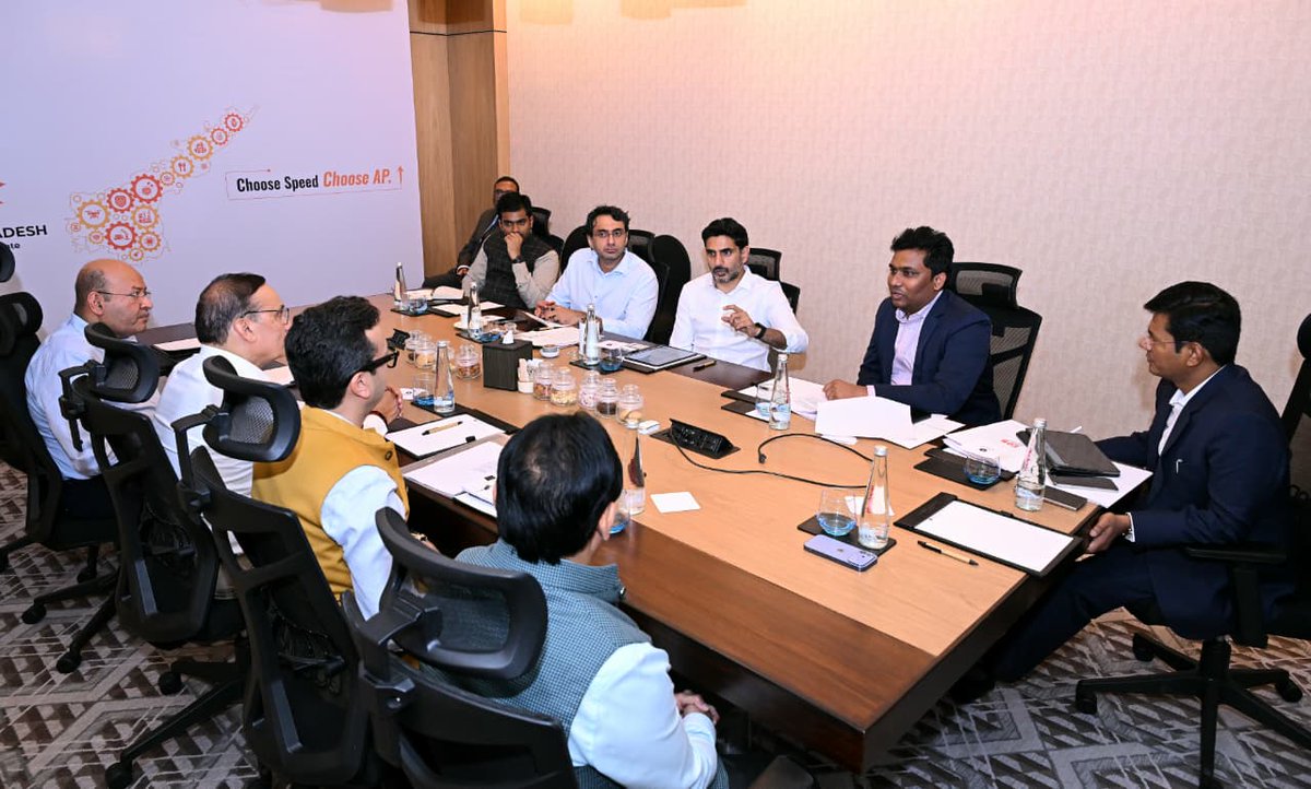naralokesh's tweet photo. Pleasure meeting Mr. Bajrang Bothra, Chairman of EPACK Group, in Ahmedabad.

With Visakhapatnam rapidly emerging as a major data centre hub, EPACK is setting up a dedicated prefabricated construction facility in Vizag to support the growing data centre ecosystem. I was delighted to learn that their prefabricated unit for Google’s data center will generate 3000 jobs in Vizag. 

EPACK already has a strong presence in Andhra Pradesh through its manufacturing operations at Sri City and its PEB and insulated sandwich-panel facilities at Mambattu, including the Phase II facility that commenced commercial production in April 2026.

#ChooseSpeedChooseAP