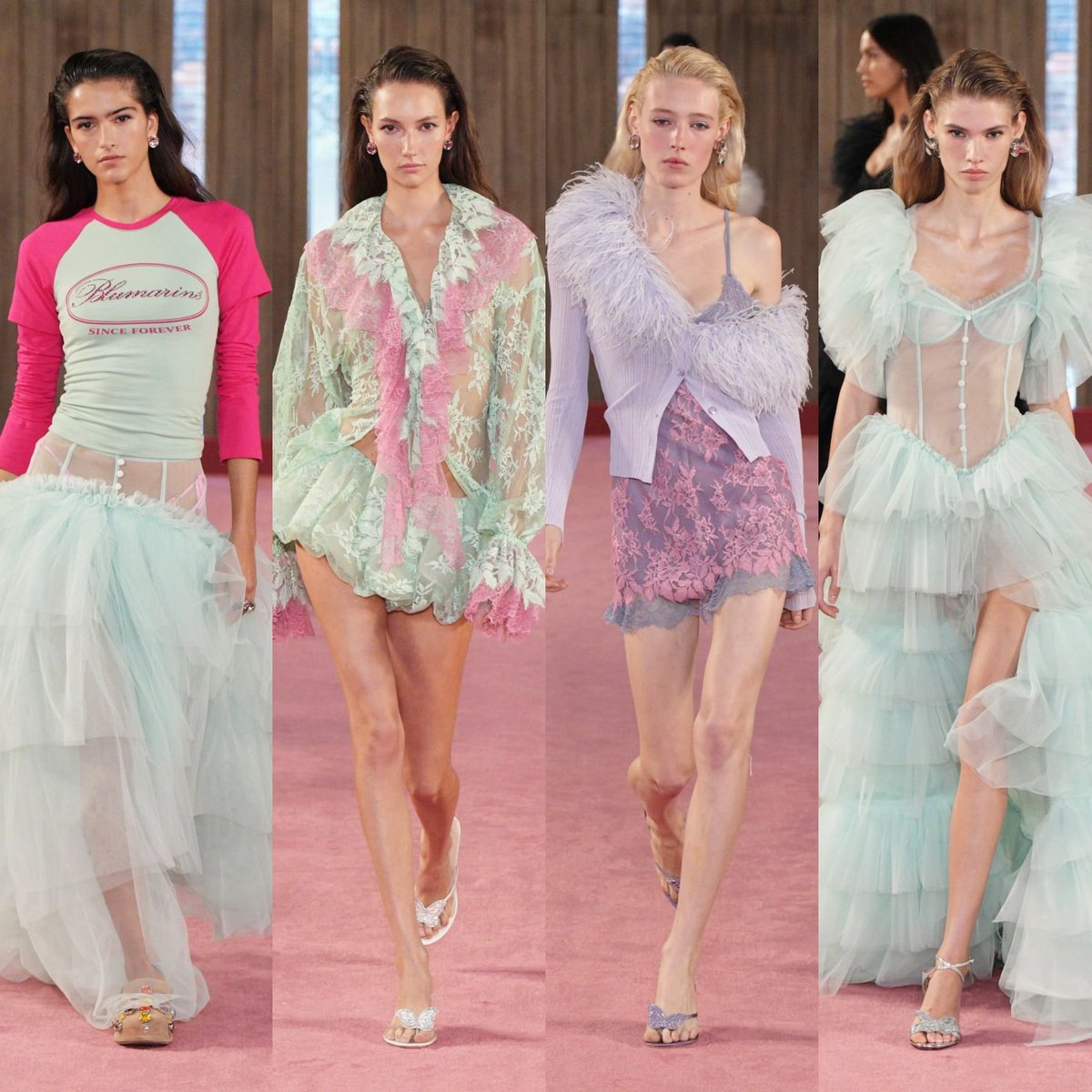 modelsdiaryy's tweet photo. blumarine ss27 by david koma https://t.co/DMzcAupzIX