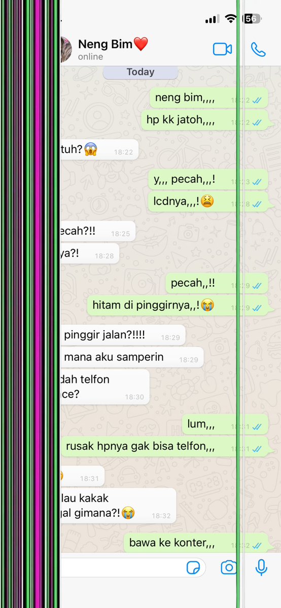liettlestar's tweet photo. potret rizky bimby pacaran yang lcdnya sama-sama rusak https://t.co/ZSwpRN8X7z