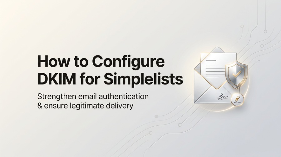 DmarcReport97's tweet photo. 🛡️ Using Simplelists? Make DKIM part of your email security setup.

🔏 Configure your DKIM selector, 🗃️ publish the DNS record, and 🔍 verify authentication.

📚 Explore the latest guide:
https://t.co/TeGlABTJQJ

#DMARCReport #DKIMAuthentication #EmailSecurity #CyberSecurity https://t.co/E1TAulxVaM
