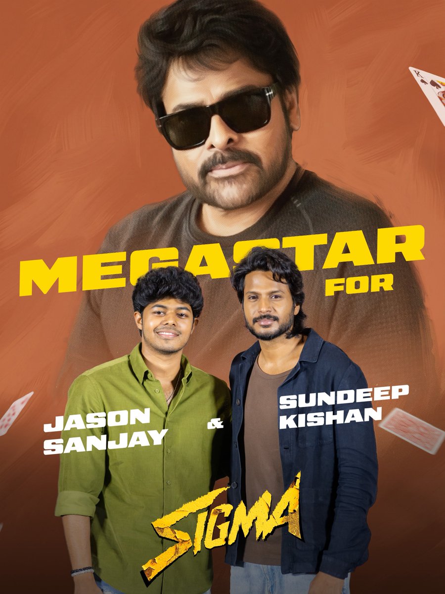 Alislam143Na's tweet photo. Hyderabad is ready for the MEGA #Sigma Pre-Release Celebration! 🎬

Megastar @KChiruTweets Garu graces the #Sigma Pre-Release Event as the Chief Guest ❤️‍🔥❤️‍🔥

#SigmaInCinemasOct2
Telugu States Release by @mythrirelease ✨

@official_jsj @LycaProductions #Subaskaran @gkmtamilkumara https://t.co/CfJ99Zy6VE