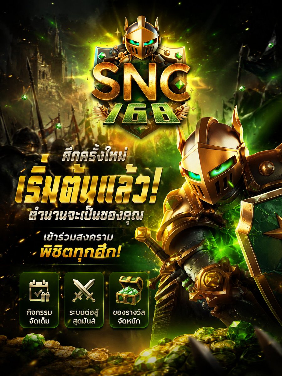 SSNC168's tweet photo. 👑 สัมผัสโลกแห่งเกมในบรรยากาศสุดหรู พร้อมความหลากหลายที่ตอบโจทย์ทุกสไตล์

🎰ทางเข้าเล่น https://t.co/K0dz7GoN2L

#Snc168 #สล็อตไม่มีขั้นต่ำ https://t.co/YiylSvXn0G