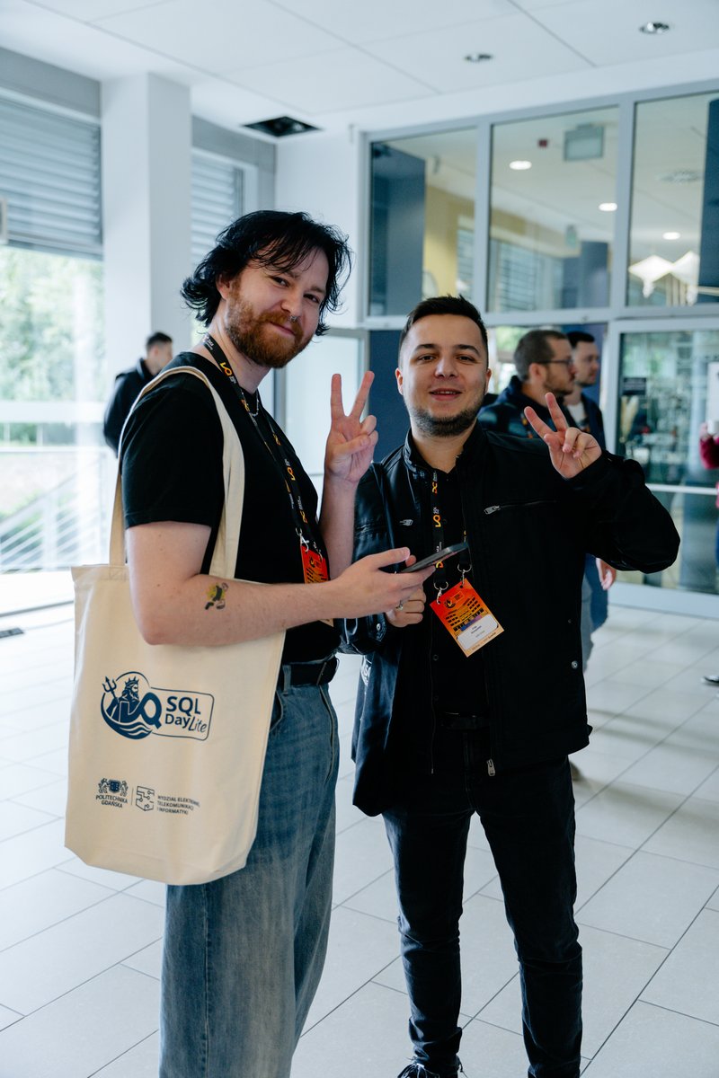 sqlday's tweet photo. Day 2 of SQLDay Lite 2026 Gdańsk is on! 🔥

Check out some photos from today and see SQLDay Lite 2026 Gdańsk in action! 📸

#SQLDayLite #SQLDayLite2026 #Gdańsk #DataCommunity #DataCommunityPoland https://t.co/zko3LsMGuW