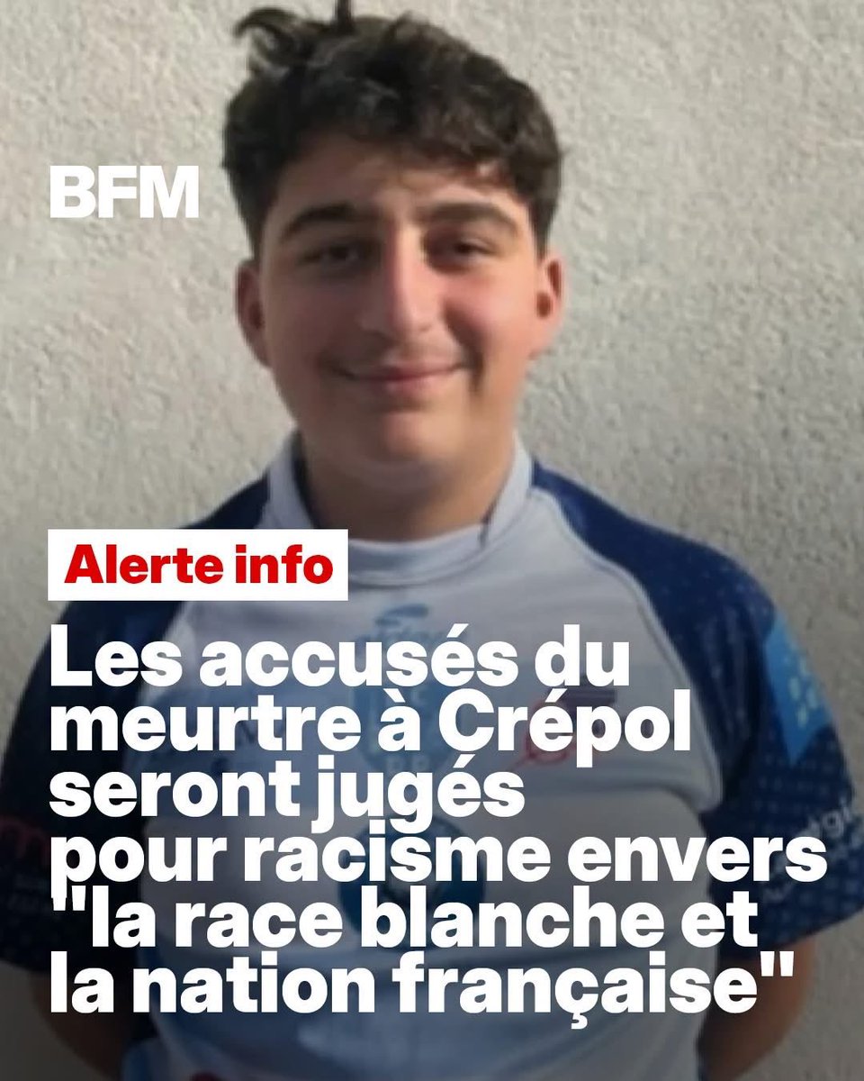 MOMheli's tweet photo. 🚨 Affaire Crépol : Éric Zemmour avait évoqué le caractère raciste de l’affaire et a été condamné pour ses propos. Trois ans plus tard, la justice retient une circonstance aggravante de racisme dans le dossier envers « La race blanche et la nation ».
#ToutDonneRaisonAZemmour https://t.co/BYcpGcC8oM