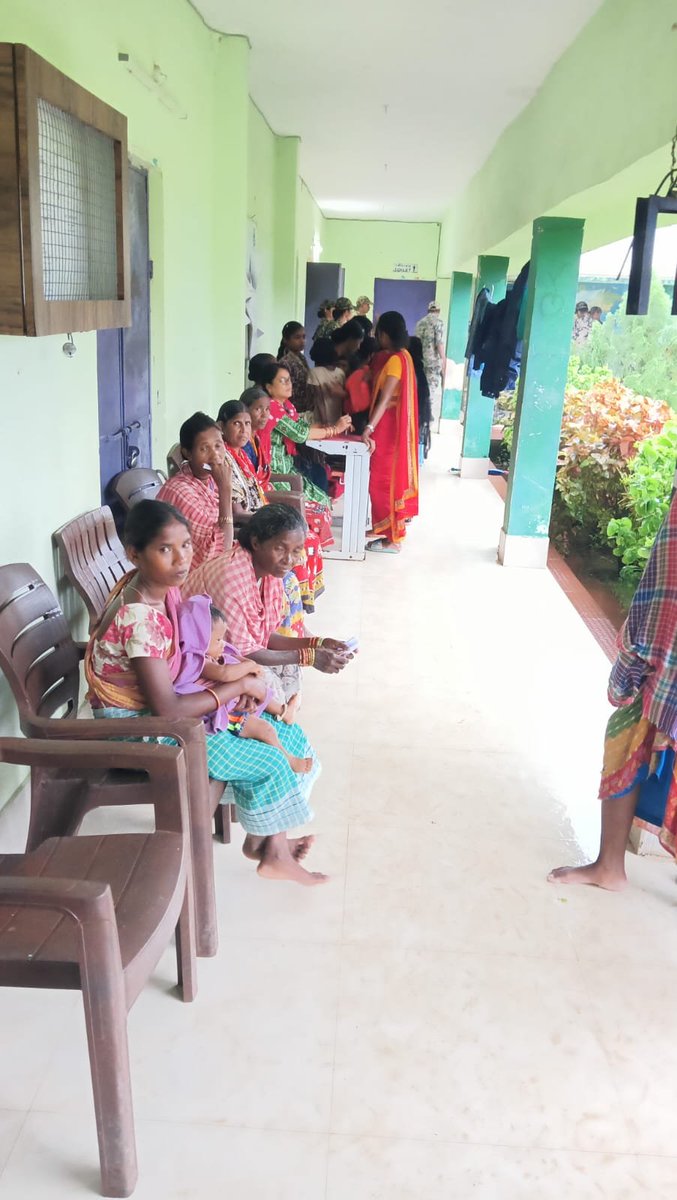 BSFODISHA's tweet photo. Free Medical Camp 
COB Bodigetta,103 Bn BSF organized a Medical Camp on 23 Sept 2026 under supervision of Dr Sagarika, Kalimela Hospital. Gagan Sharma, AC &amp; his team provided the Adm support. 110 villagers were screened for Malaria/Dengue, medicines distributed
#BSF
#BSFOdisha🛞 https://t.co/qt9AhZdaey