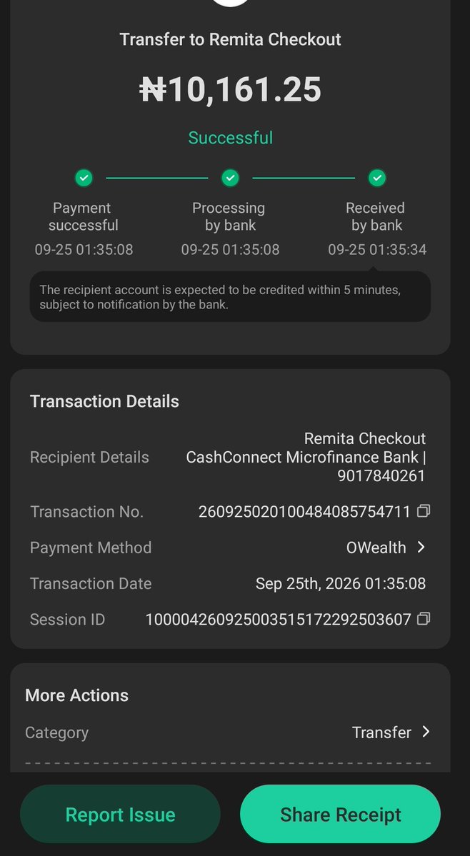 Bii_Gidaado's tweet photo. @RemitaNET @fintechweekng Dear @RemitaNET 

I've made successful payment via CashConnect Microfinance Bank remita check out for @cacnigeria1 late and annual returns payment but I couldn't verify the payment on @cacnigeria1 portal. Below are the receipt evidences.. https://t.co/o4welXRqjJ