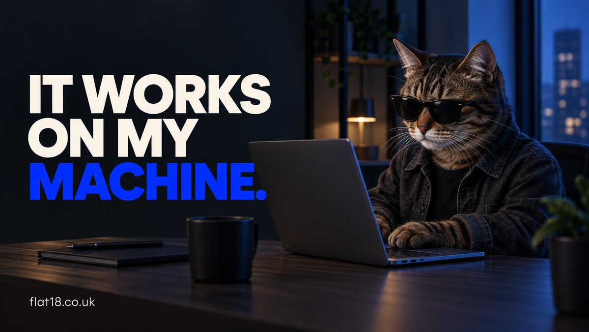 f18_dev's tweet photo. “Works on my machine.” Famous last words. Then a real user clicks it. What did your first users find that your test data missed? We help turn promising prototypes into dependable products. https://t.co/CfdmNWH0cf #BuildInPublic #ProductDevelopment https://t.co/2GdwCslqqR