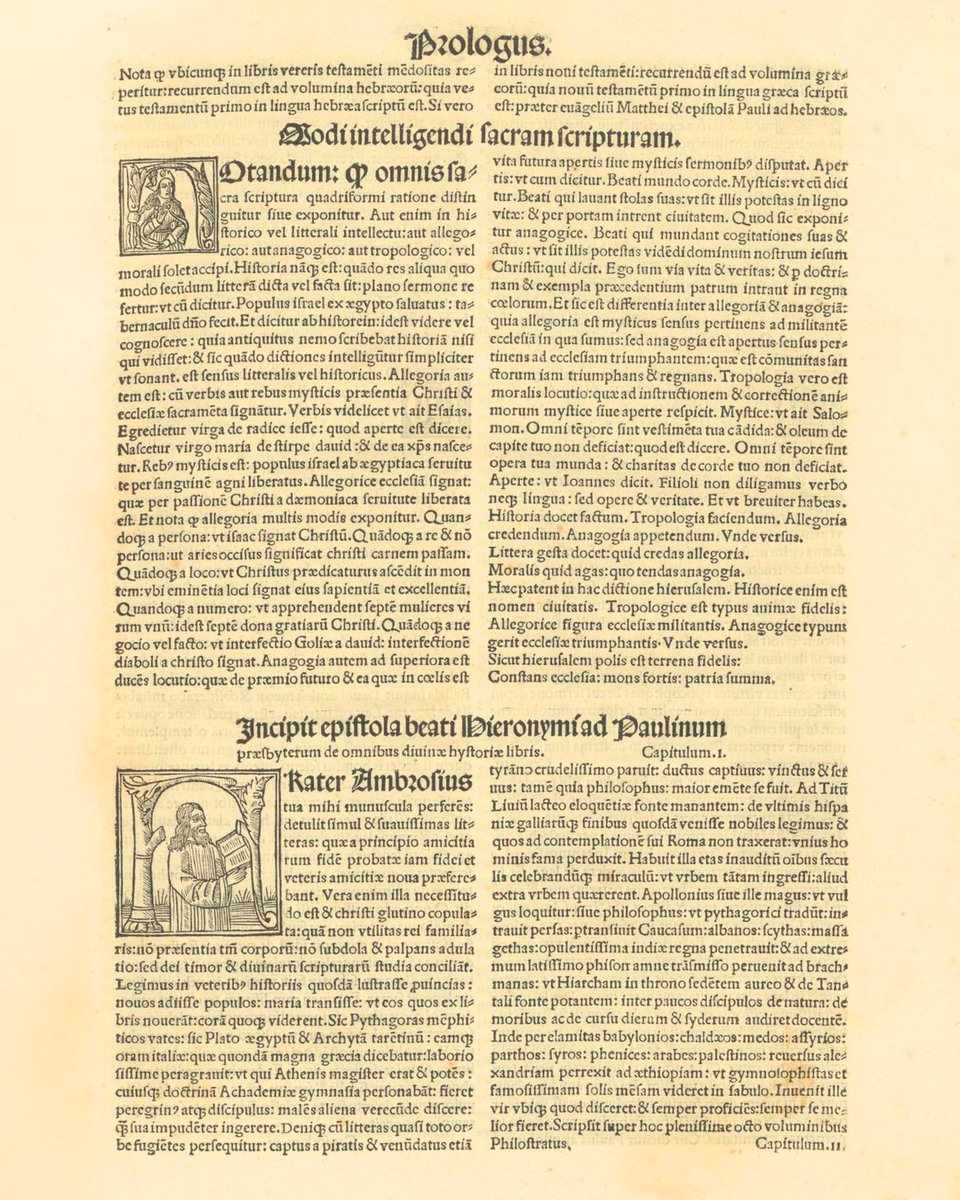 BNE_biblioteca's tweet photo. 📚 Hoy celebramos el #DíaEuropeodelasLenguas con la Biblia Políglota Complutense, una de las grandes empresas editoriales del siglo XVI. Coordinada por  Cisneros, se imprimió en Alcalá entre 1514 y 1517 con textos en latín, griego, hebreo y arameo.
🔗https://t.co/pgNBGjvhmR https://t.co/KNUn0HRJtW