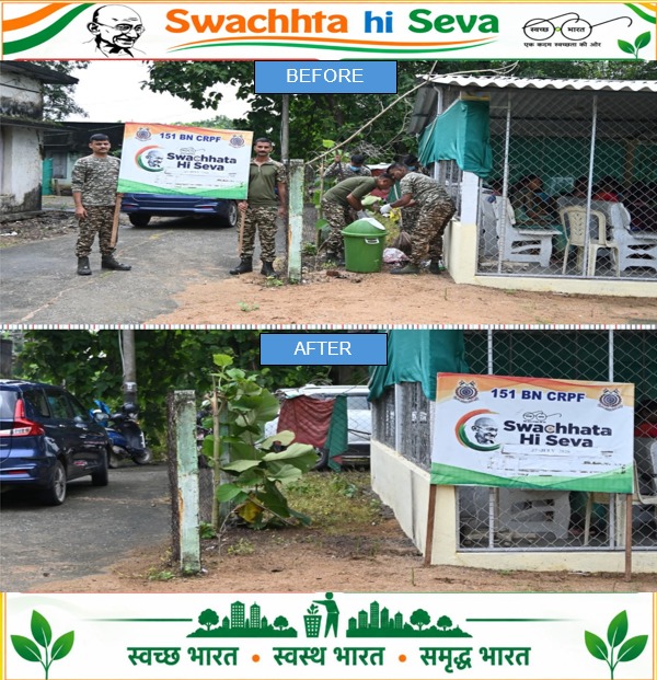 151bncrpf's tweet photo. #SwachhataHiSewa2026  -स्वच्छ परिसर, स्वस्थ परिवेश और स्वच्छ भारत के संकल्प के साथ @151bncrpf 🇮🇳
#SHS2026 
#SwachhataHiSewa2026 
#Swachhotsav

@crpfindia
@HMOIndia
@PIBHomeAffairs
@PMOIndia
@SwachhBharatGov
@swachhbharat
@MoHUA_India
@MoJSDDWS
@WSCRPF2016
@CTGSECTORCRPF https://t.co/j0bRqvvvU5