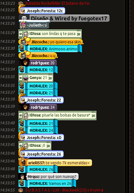 Rodri213Habbo's tweet photo. Situación vivida AHORA en Subastas Rockefeller (@RockefellerHabb).

Entro a la sala y pujo varias veces por un rare que estaba en el centro, de inmediato se me mete perma de la sala.

¿Qué me da a entender? Que la mafia Rockefeller quería el rare regalado y se lo he fastidiado. https://t.co/alHptiVn1o