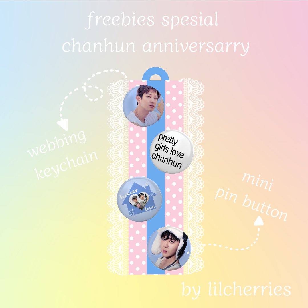 lilcherriess's tweet photo. FREEBIES BELATED CHANHUN ANNIVERSARY 
by @lilcherriess 

tnc: 
☆ strictly for chanhunist only
☆ RT &amp; like this post
☆ 1 person = 1 kit
☆ set 1.500 no refund
☆ wajib tulis usn di notes
☆ limited stock
link: https://t.co/cxaSSZKdwm https://t.co/Ay1Zz3liUo