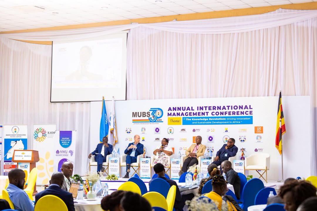 OfficialMubs's tweet photo. MoU signed as a key highlight of #MUBSAIMC26, strengthening collaboration between Makerere University Business School and @theNWU South Africa, in academic exchange, joint research, doctoral programmes, knowledge sharing and capacity building.

The partnership provides a framework for expanded academic cooperation and mutually beneficial initiatives, advancing cross-border knowledge exchange and research collaboration.

#AIMC26 #KnowledgeRevolution #MUBS