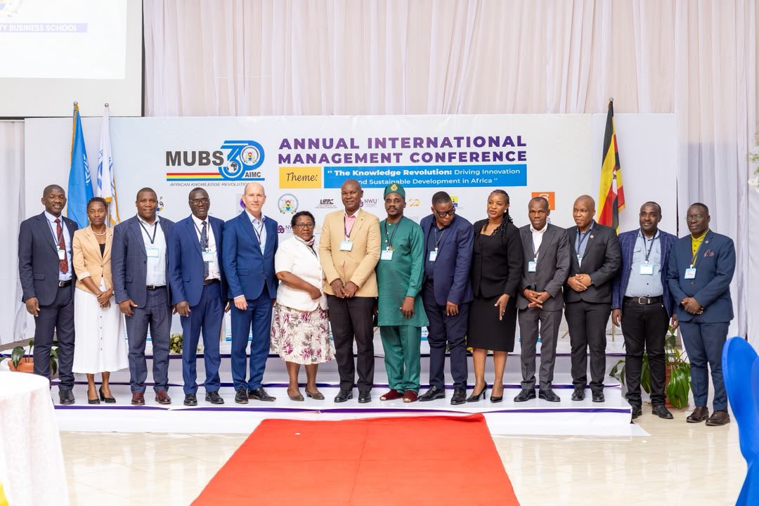OfficialMubs's tweet photo. MoU signed as a key highlight of #MUBSAIMC26, strengthening collaboration between Makerere University Business School and @theNWU South Africa, in academic exchange, joint research, doctoral programmes, knowledge sharing and capacity building.

The partnership provides a framework for expanded academic cooperation and mutually beneficial initiatives, advancing cross-border knowledge exchange and research collaboration.

#AIMC26 #KnowledgeRevolution #MUBS