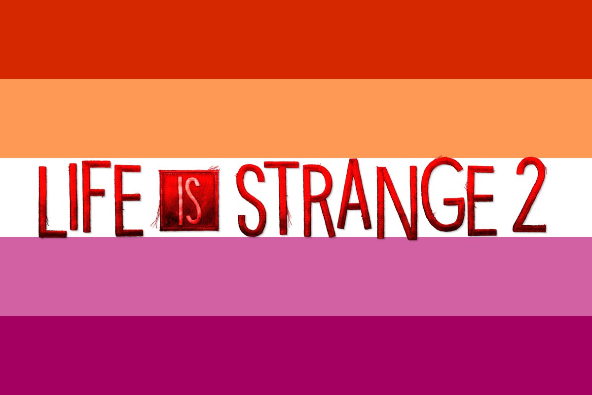 theoregonbreeze's tweet photo. pride flag for lesbians who love life is strange 2 https://t.co/SMJZwteZfa