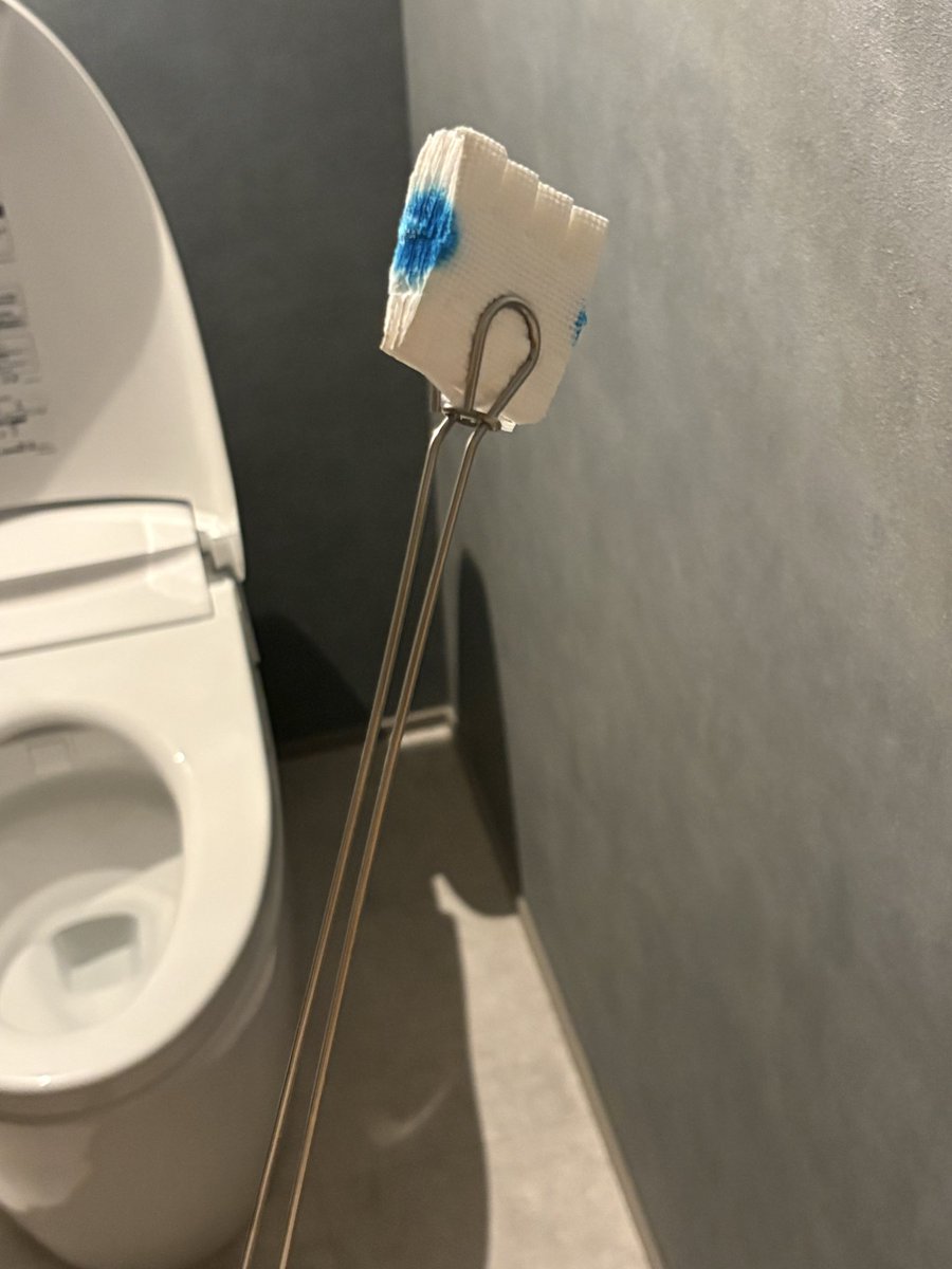 mogu_aitem's tweet photo. トイレ掃除は、百均のトングと流せるブラシを組み合わせましょう！
使い終わったらポイできるから衛生的☺️ https://t.co/6u7hAFcS7a