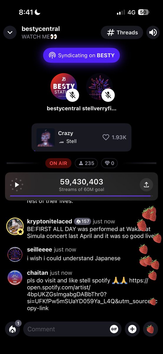 SVOfficialSH's tweet photo. Imagine how many streams added to Stells spotify if you are part of this collab☺️☺️kung wla kapa dto anu pa hinihintay nyo join na kayo!!!
https://t.co/UyW2AIrGoi
#StellxBEFIRST
#Stell @stellajero_
#BEFIRST @BEFIRSTofficial
#BESTY_STATIONHD https://t.co/UIF9Em2liM