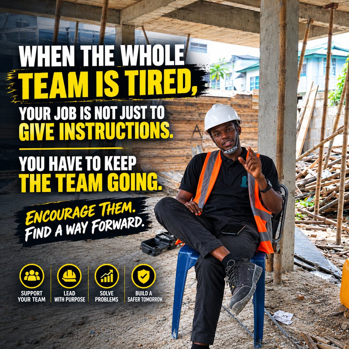 RotimiOlugbemi's tweet photo. Construction is not always about having a perfect day on site. Sometimes, it is about how you respond when the day goes completely wrong https://t.co/i8Xbqigd9i