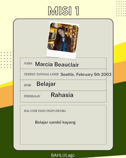BAHLULagc's tweet photo. Nah bener yak punya marcia. Yg ga di QRT dapet poin 25 yah. Oke next https://t.co/YsS203t7JG