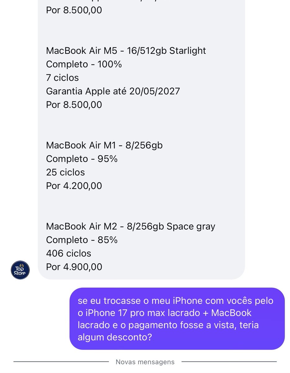 juniorswam's tweet photo. tem loja que realmente não sabe vender. https://t.co/rFWUiXyCQJ