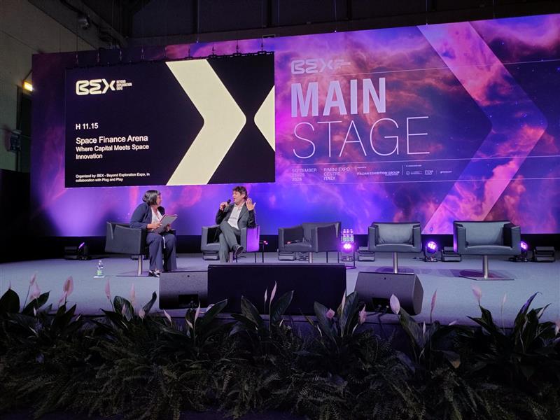 D_Orbit's tweet photo. Yesterday in Rimini, Matteo Andreas Lorenzoni, our Orbital Access Business Unit Director, joined BEX’s Space Finance Arena to discuss startup and scale-up growth and fundraising, including obstacles, missteps and lessons learned. 
Thanks to BEX for having us! https://t.co/xjDb7QF1uF