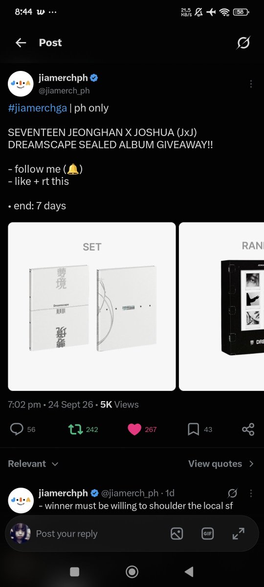 sleepy_ash28's tweet photo. @jiamerch_ph 🙏🏻🙏🏻🙏🏻🥹🥹♥️ https://t.co/UBSHCdKDou