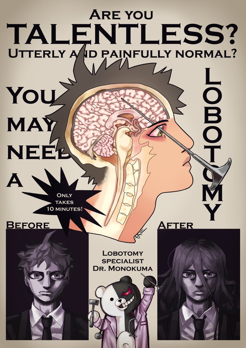 spinarolo_ms's tweet photo. #hajimehinata #danganronpa 

Hajime may need a lobotomy https://t.co/BvqJXFS0Sd