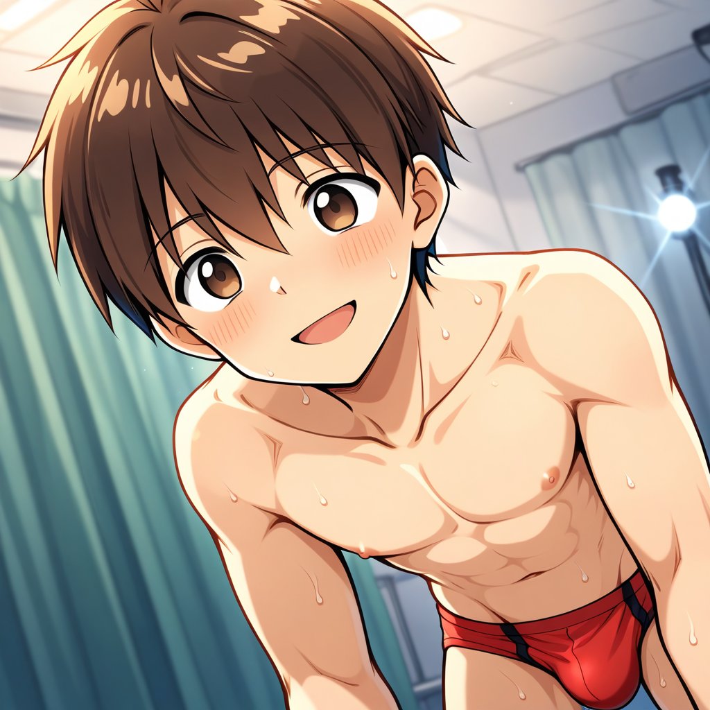 happy4343good's tweet photo. 豊川くん「今日は、水着の撮影会にきてるよ(^^♪」 https://t.co/bAWIqpjSUz