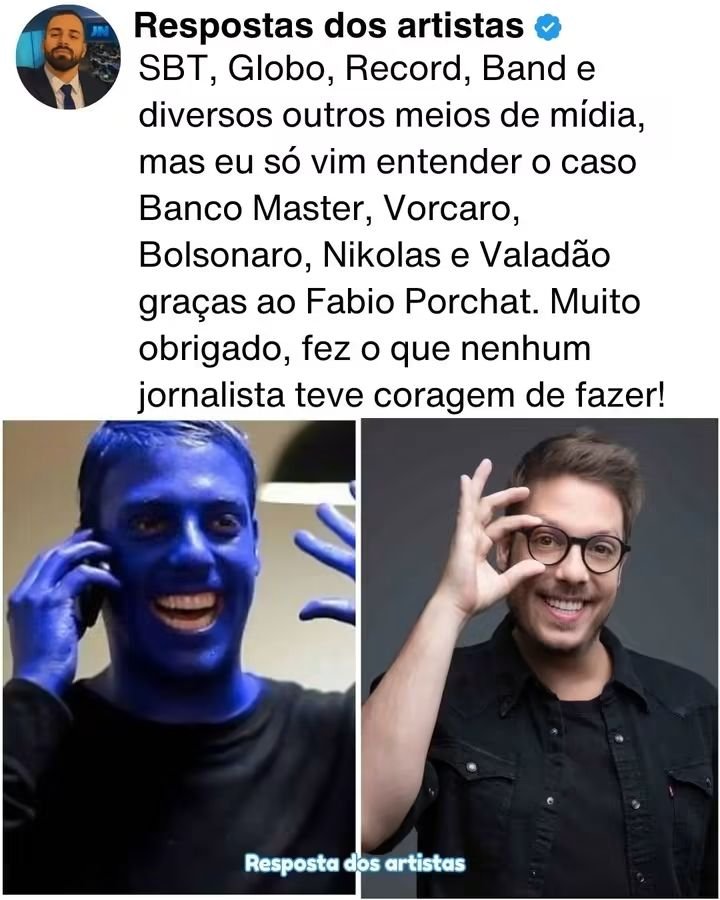 IwashitaNilton's tweet photo. Obrigado Fábio Porchat! https://t.co/Zw0nCgJO45