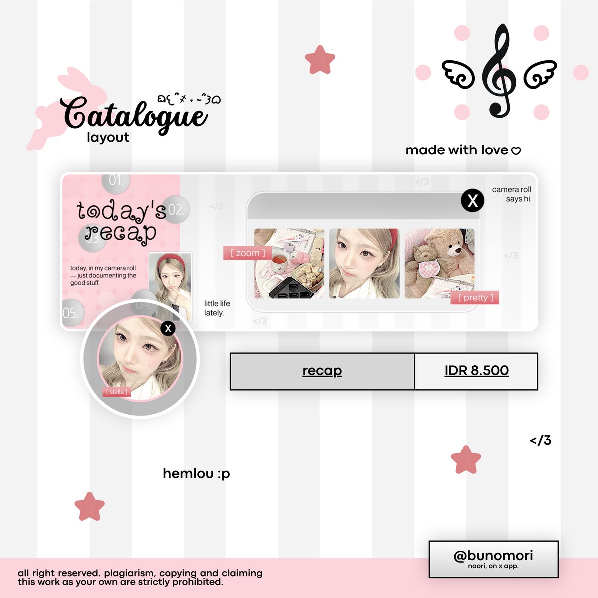 bunomori's tweet photo. #bealanja help repost? thanks a bunch!

🐰👋🏻 mlou. . . nao open layout by request dengan harga spesial — all catalogue only 7.000/each. slot kecil aja.

bole kepoin katalognya nao dicini yaap ꒰ https://t.co/MjEuQ22nOB ꒱ 🥣🧁

bisa inrush &amp; buat sponsorship juga mancimunss! </3 https://t.co/0Uf1g4vXHX
