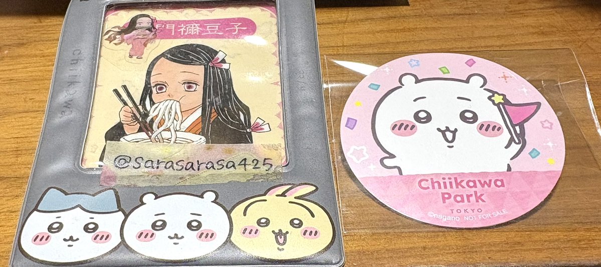 sarasarasa425's tweet photo. 【交換】ちいかわパーク　ハッシュタグキャンペーン　オリジナルステッカー

譲→ちいかわ

求→ハチワレ、うさぎ

折れなどない物
防水、折れ防止してくださる方
お気軽にお声掛けください🙇‍♀️ https://t.co/4PzIanlIaJ