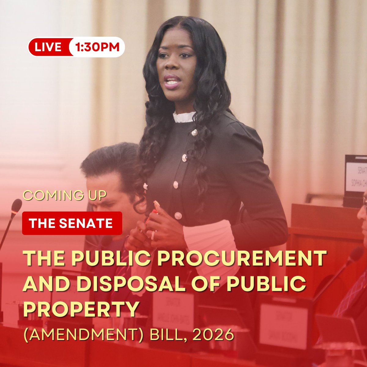 TTParliament's tweet photo. Join us in 30 minutes for the 9th Sitting of the Senate!

https://t.co/TXv50TuDNn

#TTParliamentSenate #PublicProcurement https://t.co/thG6gVg2vD