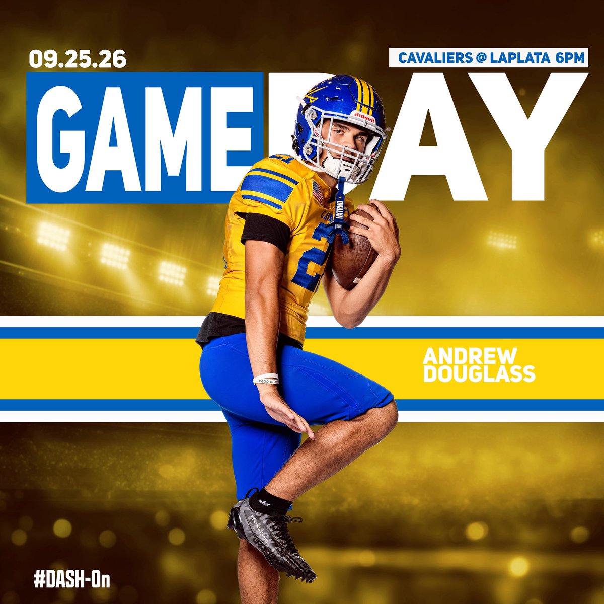 CalvertFootball's tweet photo. Game Day. Week 4. We  head to LaPlata for a 6 p.m. kickoff. See you there Cav Nation! GO CALVERT! #playingfor3 #DASHON #1heart1beat1soul https://t.co/r6i0r4xTPy