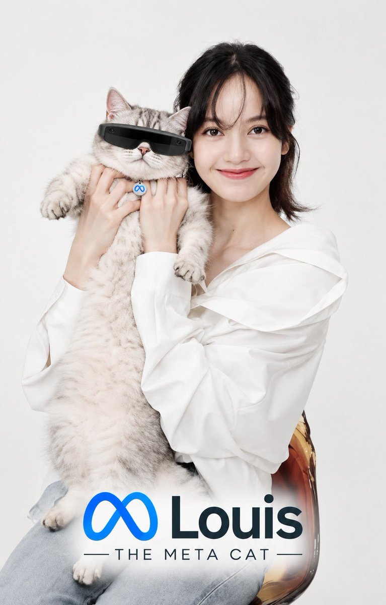 LouisMetaCat's tweet photo. @NiniBlockchain Gm from Louis the @meta cat! 🐱 

@selalalisas @laliceupdates @buzzingpop @lisanations_ @thepopora @popcrave @blknoiz06 #kpop #lisa https://t.co/H1XCdeZ20r