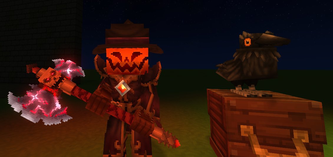 HecThoors's tweet photo. Getting ready for Halloween #Hytale https://t.co/feLzIi6Jwj