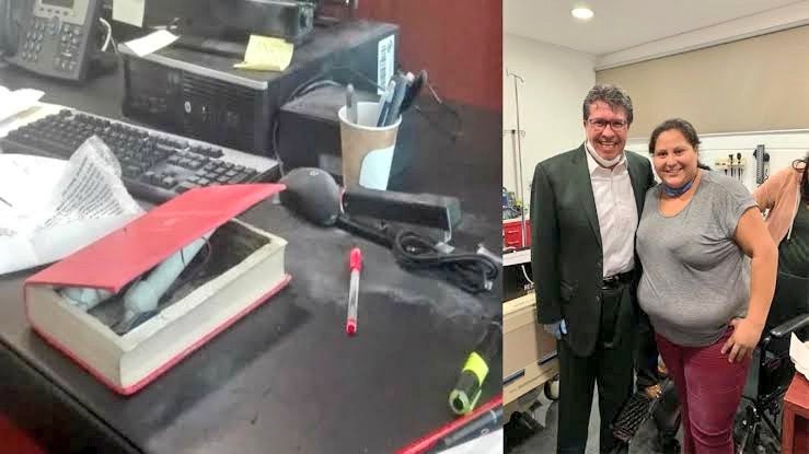 bereaguilarv's tweet photo. ¿Se acuerdan del “libro bomba” que casi acaba con la vida de Citlalli Hernández? 

¿Recuerdan que por ser una bomba de talco la FGR tuvo que reservar la información durante cinco años? 

Ah, pues la farsa continúa y de nuevo han reservado la información ¡otros cinco años! 

Así es como Morena protege a SUS corruptos.