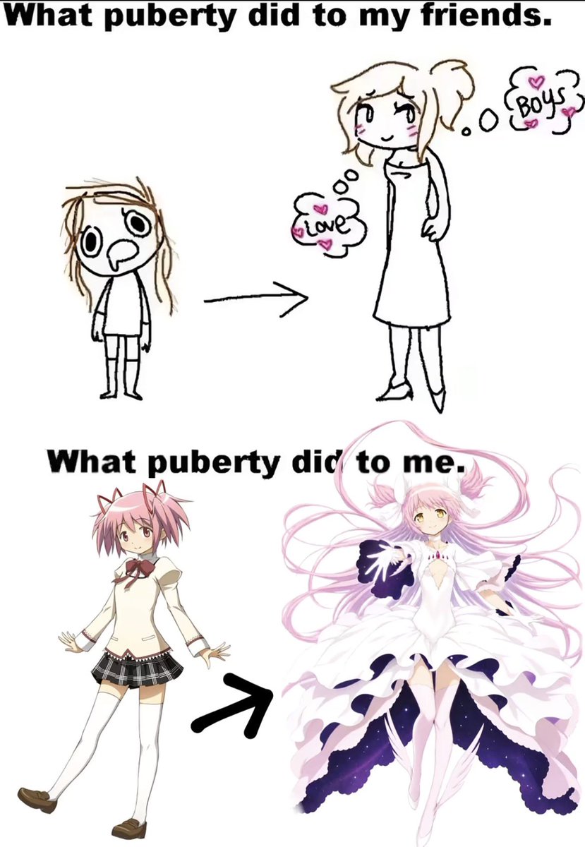 awfvllove's tweet photo. #madokamagica #puberty #cute https://t.co/lL313JI4Eu
