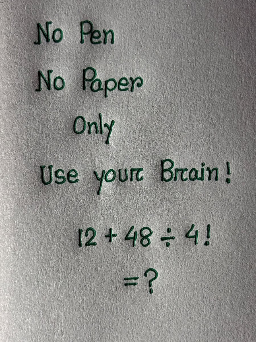 jessicaamith11's tweet photo. Don't use any gadget ❌ Use your brain 🧠 https://t.co/8JwAAEVTV3