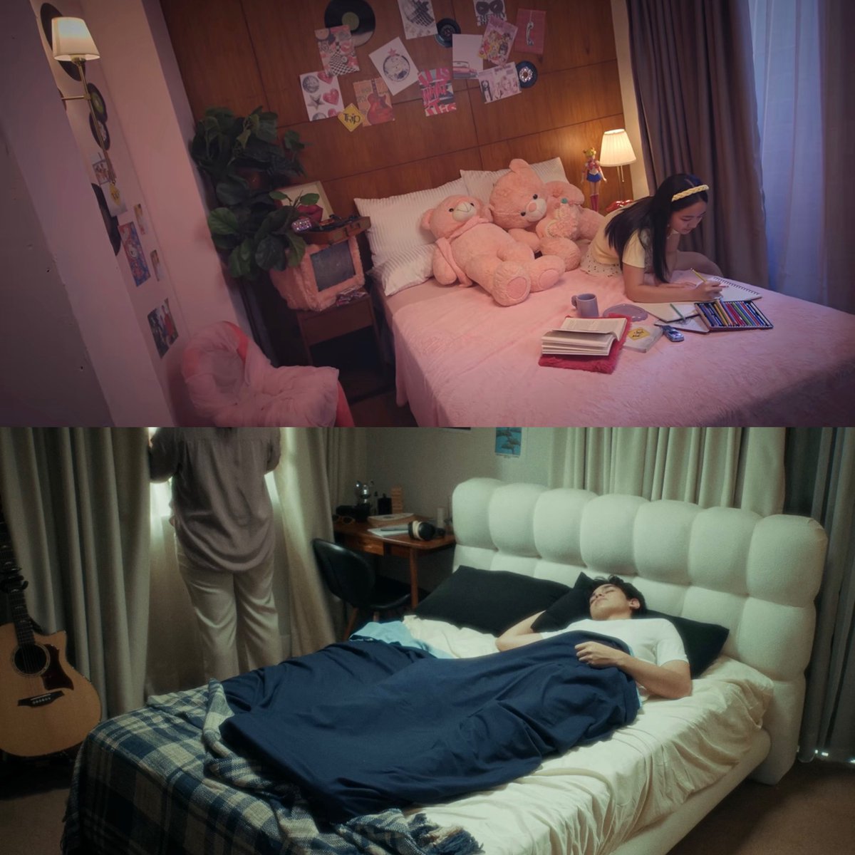 heeeathgarden's tweet photo. yung first solo mv nila and it all started with a scene in a room :) https://t.co/dUFjiemuME