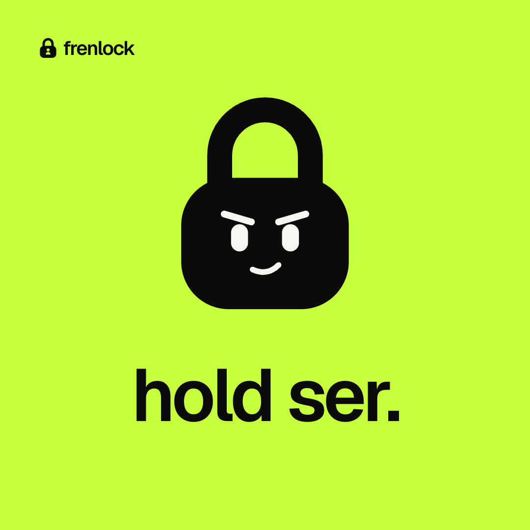 frenlockfun's tweet photo. hold ser. https://t.co/w0JxLEGtRq