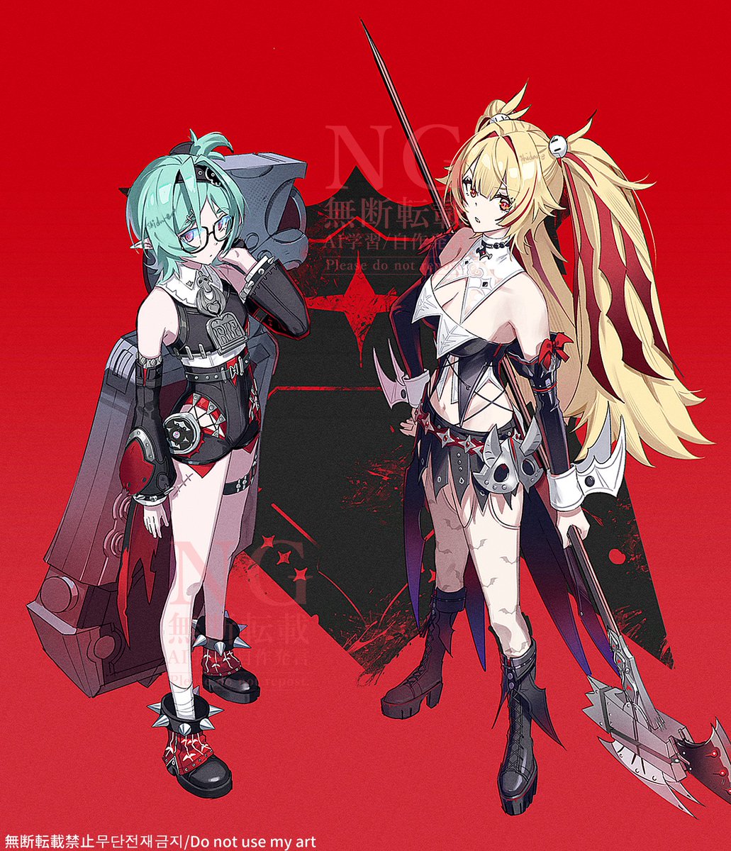megane_helios's tweet photo. ロクシー&amp;クラレッタ🦇⚰️
#ゼンゼロ https://t.co/c1HnyzwSb7