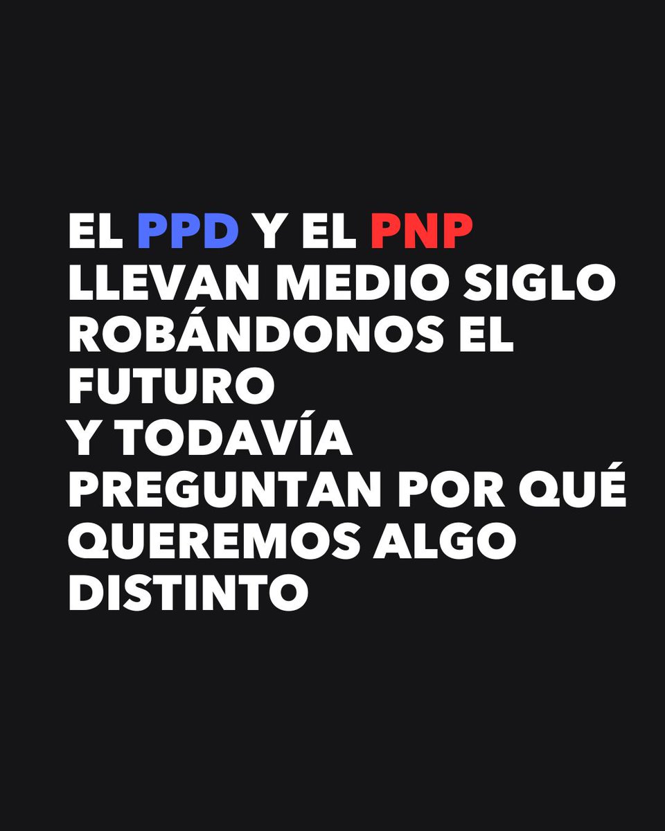 juandalmauPR's tweet photo. Se atreven a decir que la corrupción no tiene color. Tiene color, tiene nombre y tiene administración. https://t.co/elsCsLSRWW