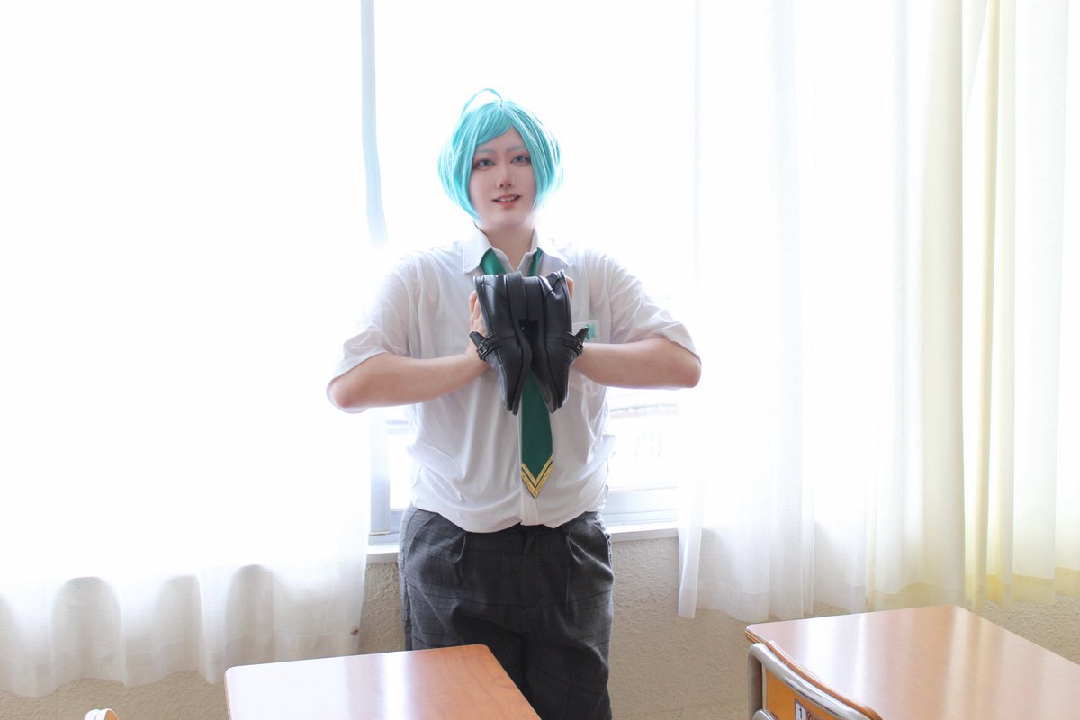 ne_ne_64's tweet photo. cosplay┋enst┋深海奏汰

うふふ。『ふく』がぬれてるのは、さっきまで『みずあび』してたからですよ～♪

📷▷▶▷わらび餅子ちゃん

#にくきゅうに行ってきました https://t.co/0pJKpXrLTf