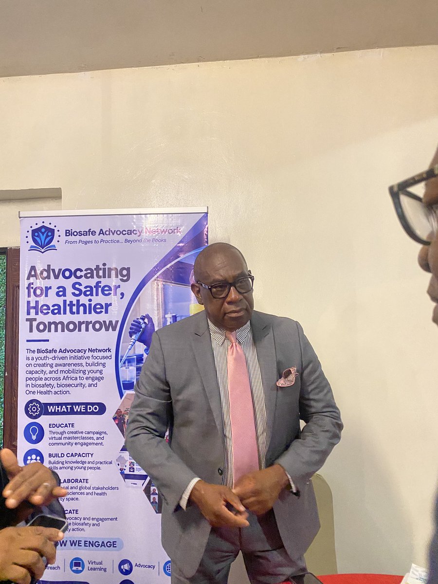 BioSafe_Network's tweet photo. From Awareness to Application at #NiBSA2026 🧬🌍

Biosafe contributed to the scientific programme with our presentation on AI-era biosafety capacity building, while our supported young people presented research, connected with experts and built professional networks.

#Biosafe https://t.co/gKE3LWHD6Z