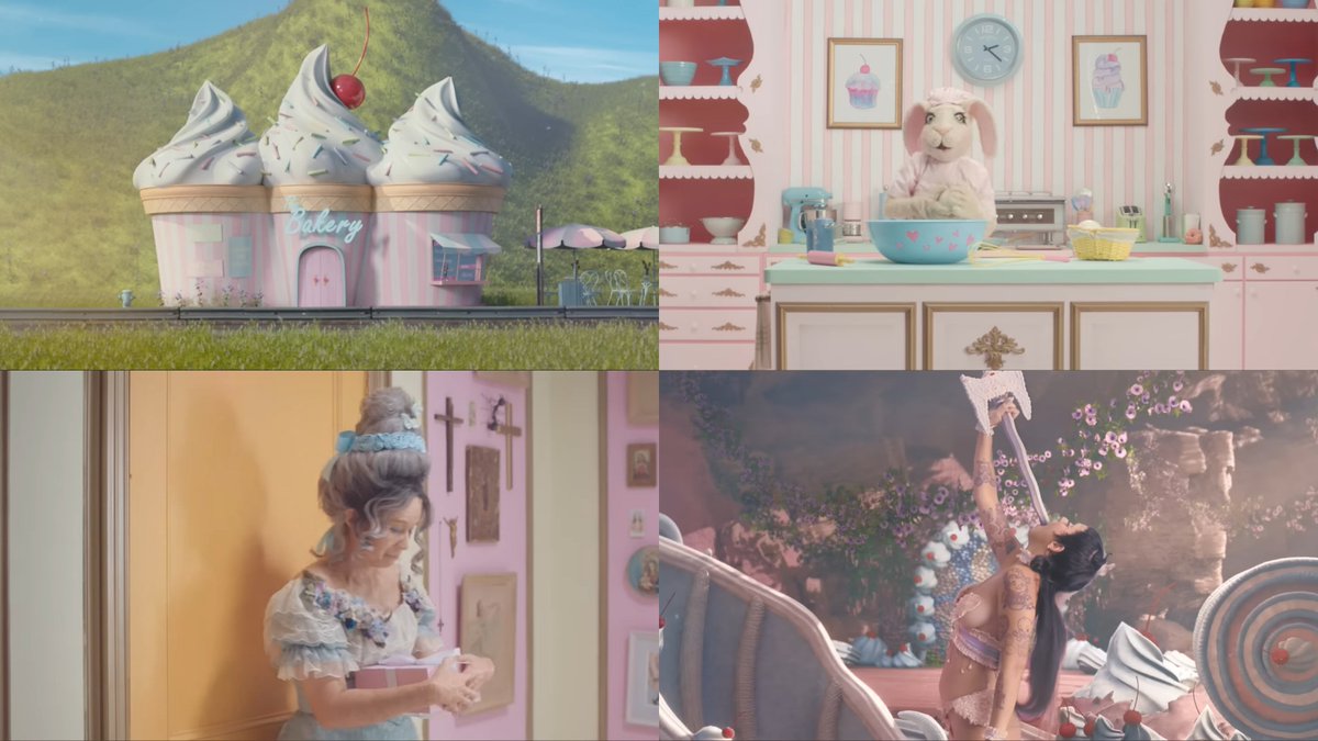 MELANIESBASE's tweet photo. Six years ago today, Melanie Martinez released the music video for 'The Bakery.' https://t.co/WhHxV2wWdr