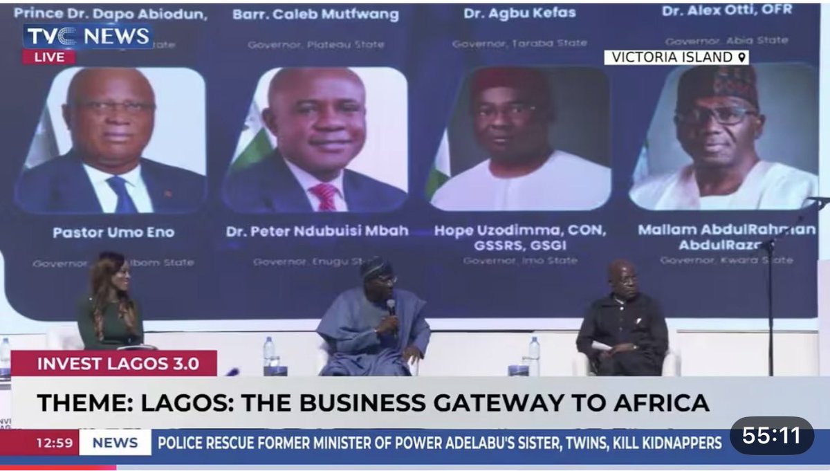 realpillnuke's tweet photo. Sanwo Olu setup invest lagos 3.0

He invited governors from all around the country to pitch to investors from all around the world 

He didn’t invite a single south-west governor https://t.co/oIi1Y4PrIx