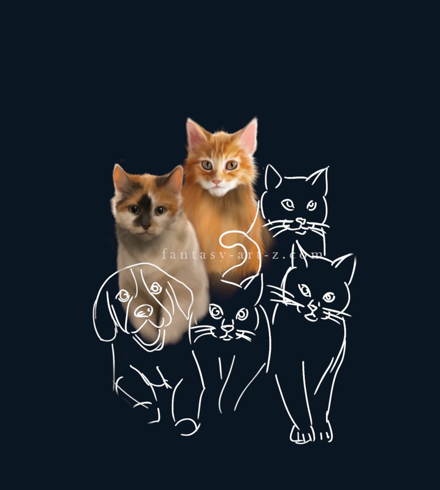 fantasy_art_z's tweet photo. Two #cats are done :)
#humanart https://t.co/owvpyGkpSX