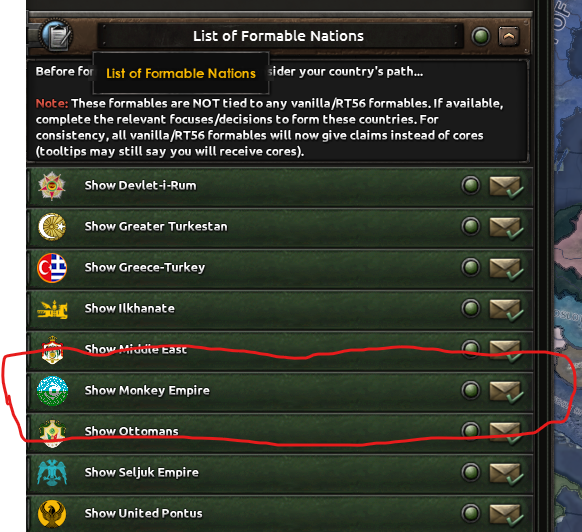 oldekremistince's tweet photo. Discardpixel adlı hoi4 yayıncısının rt56 rp modunda Türkiye'deki ülke formlama kısmında monkey empire olması dikkatinizi çeksin. Bu oyununki gerçekten en büyük Türk düşmanı community olabilir. https://t.co/o1we2PR115